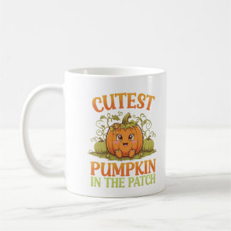 Taza De Café Calabaza más guapa en el parche Halloween Mug Desi