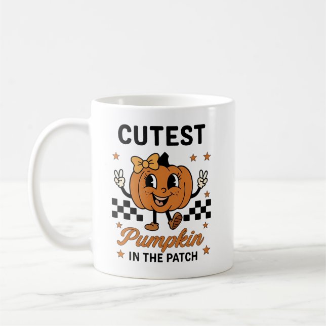 Taza De Café Calabaza personalizado más suave en el parche (Izquierda)
