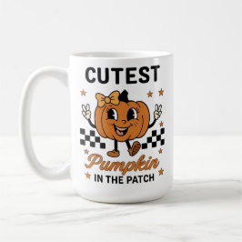 Taza De Café Calabaza personalizado más suave en el parche