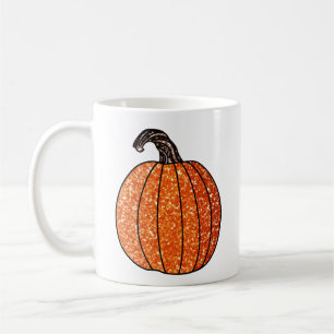 Taza De Café Calabaza purpurina