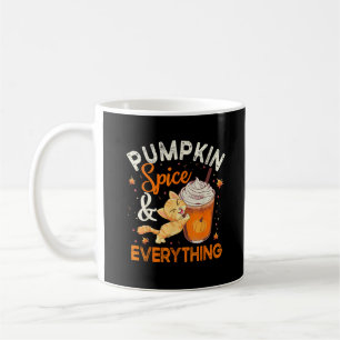 Taza De Café Calabaza Spice Everything Shirate Cat Lover Cute A