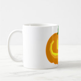Taza De Café Calabaza tallada simple