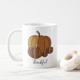 Taza De Café Calabazas agradecidas