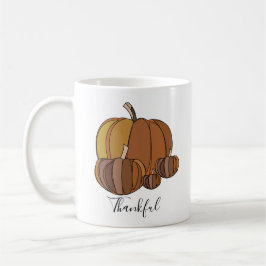 Taza De Café Calabazas agradecidas