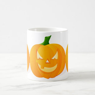 Taza De Café Calabazas Café Blanco Mug