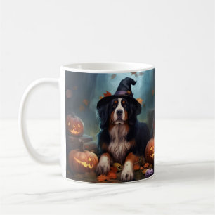 Taza De Café Calabazas de Halloween Asustadizas de Montaña de B