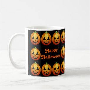 Taza De Café Calabazas de Halloween Mug Happy
