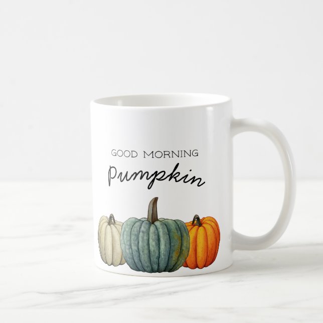 Taza De Café Calabazas de otoño personalizadas de calabaza buen (Derecha)
