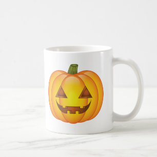 Taza De Café Calabazas Lindas de Dibujos Animados de Halloween
