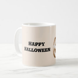 Taza De Café Calabazas Naranjas Ojos de Halloween