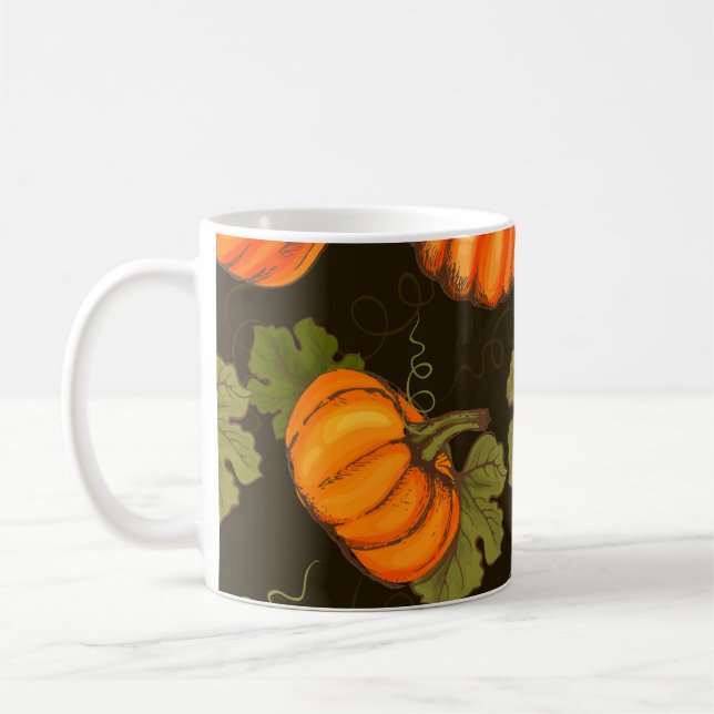 Taza De Café Calabazas orgánicas: de granja a mesa (Izquierda)