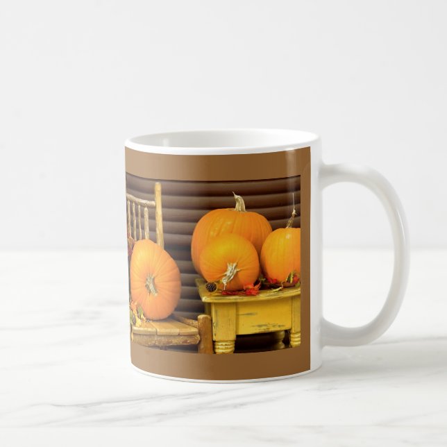 Taza De Café Calabazas otoñales (Derecha)