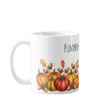 Calabazas otoñales con maíz