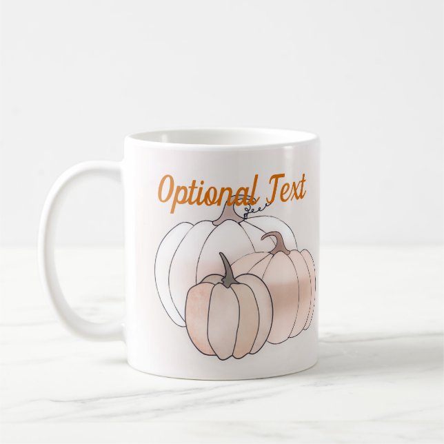 Taza De Café Calabazas rusticas otoñales (Izquierda)