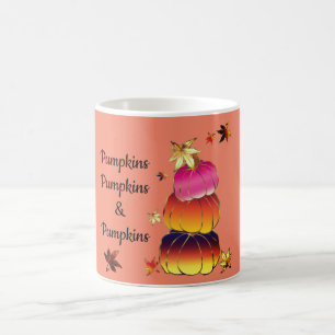 Taza De Café Calabazas y calabazas deslumbrantes