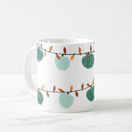 Taza De Café Calabazas y luces