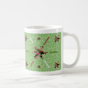 Taza De Café Caladium Merry Christmas Mug