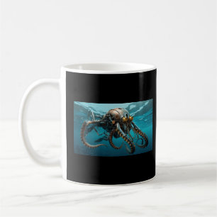 Taza De Café Calamar con armadura de vapor