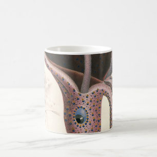 Taza De Café Calamar Paraguas, Animales de la Vida Marina Antig