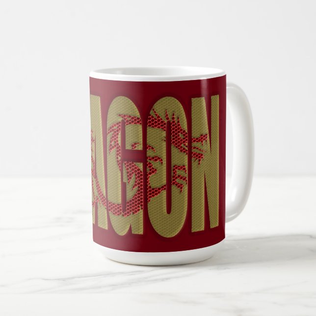 Taza De Café calambre de dragón (Anverso derecho)