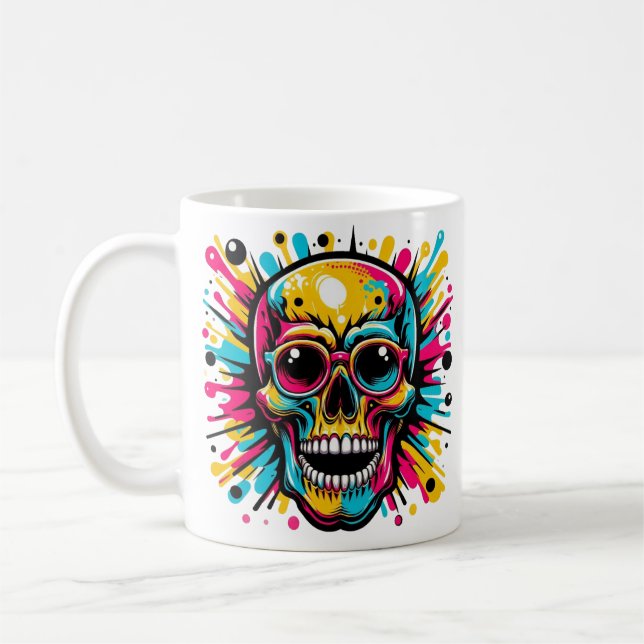 Taza De Café Calavera (Izquierda)