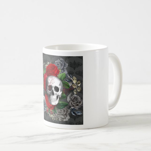Taza De Café Calavera (Anverso derecho)