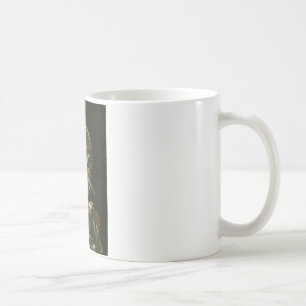 Taza De Café Calavera con cigarrillo de Van Gogh