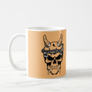 Taza De Café Calavera de diablo