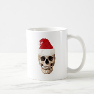 Taza De Café Calavera de Santa Claus - Navidades muertos