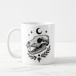 Taza De Café Calavera de tilacino - Diseño inspirado en el tatu
