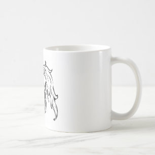 Taza De Café Calavera de Unicorn