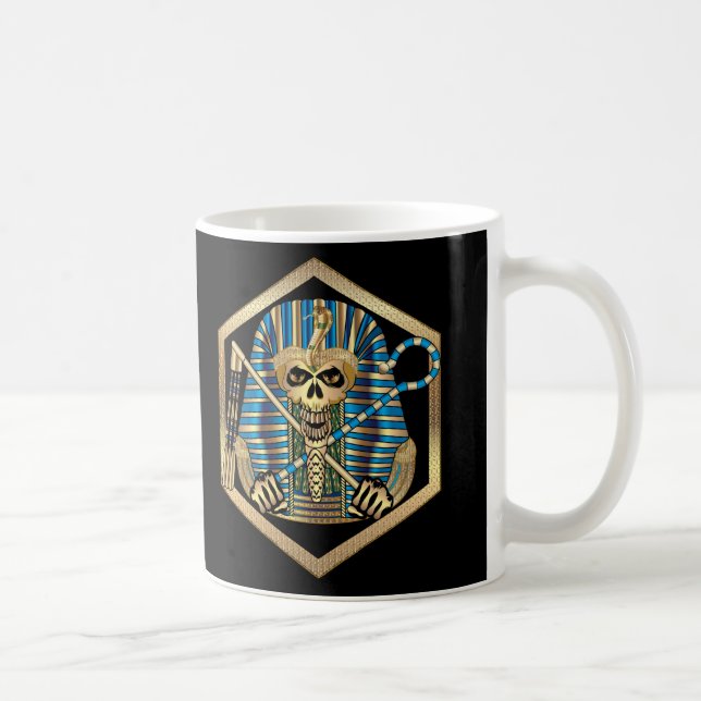 Taza De Café Calavera egipcia (Derecha)