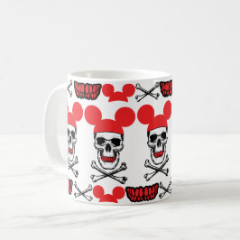 Taza De Café Calavera en Gorra Personalizado Ratón-Oído con Hue