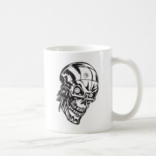 Taza De Café Calavera humana 146