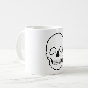 Taza De Café Calavera negra