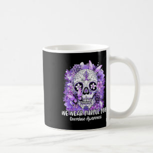 Taza De Café Calavera Usamos Morado Para Concienciar Sobre La S