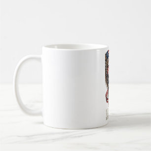 Taza De Café Calavera y Águila de la Libertad