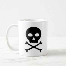 Taza De Café Calavera y huesos