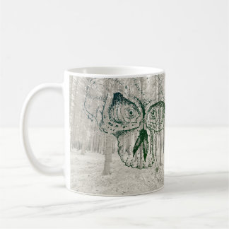 Taza De Café Calavera y paro forestal