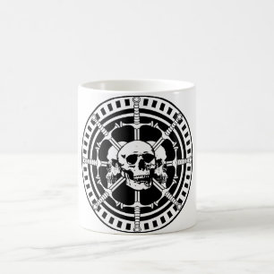 Taza De Café Calaveras con espadas
