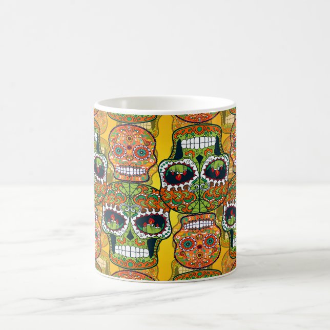 Taza De Café Calaveras de azúcar (Centro)