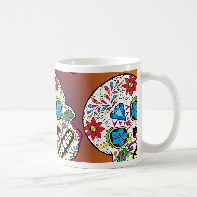 Taza De Café Calaveras de azúcar (Derecha)
