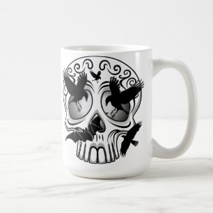 Taza De Café Calaveras decorativas de Halloween