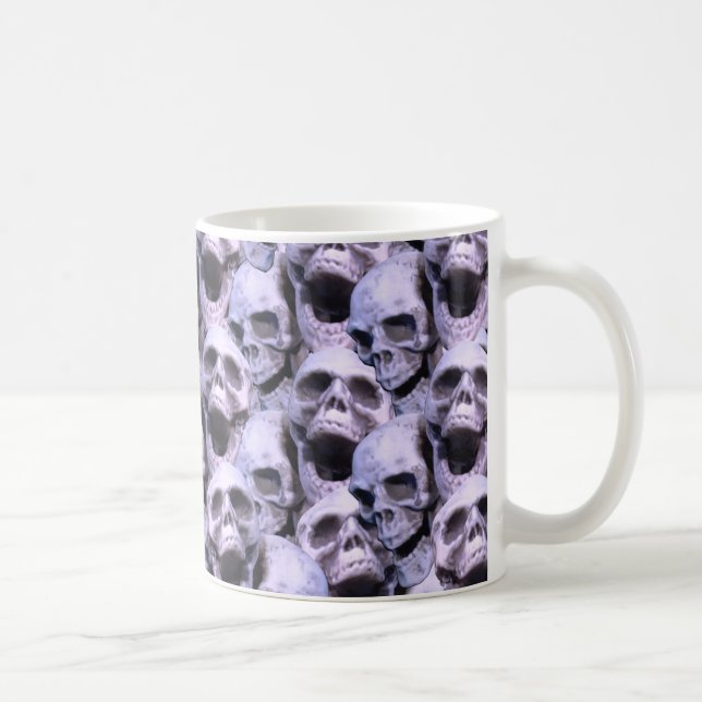 Taza De Café Calaveras moradas (Derecha)