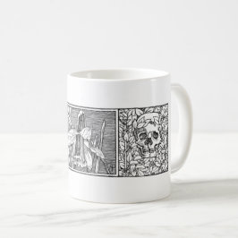 Taza De Café Calaveras y desfalcos Arte macabro