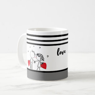 Taza De Café Calcetines de boda, día de San Valentín