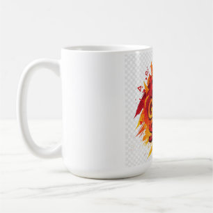 Taza De Café Calcomanía Motivacional Rise Grind Shine