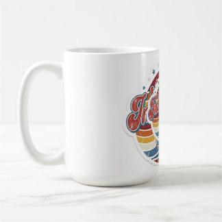 Taza De Café Calcomanía Vintage Retro Día de la Independencia -