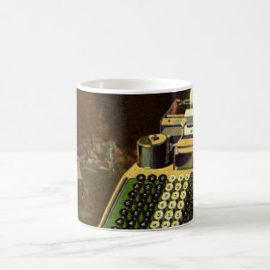 Taza De Café Calculadora de contabilidad Comptometer empresaria