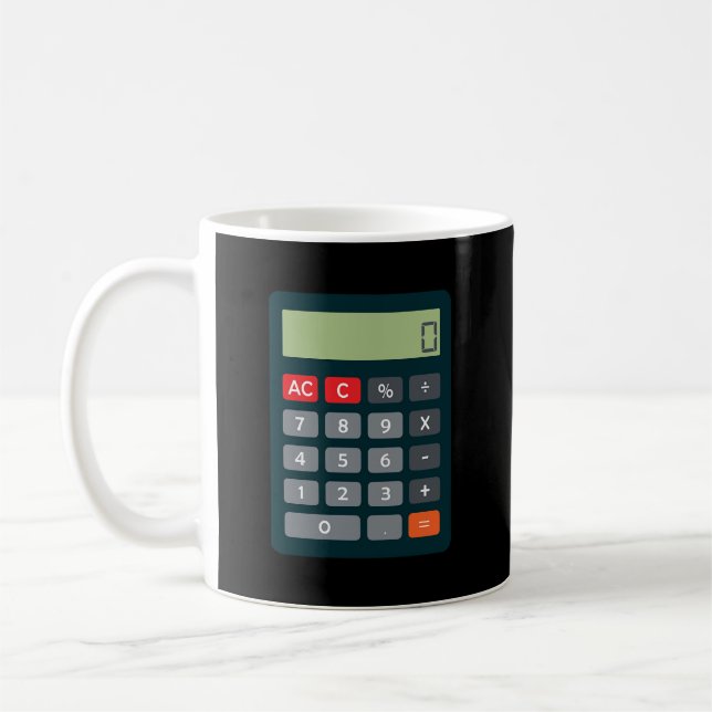 Taza De Café Calculadora de matemáticas de conjuntos de disfrac (Izquierda)